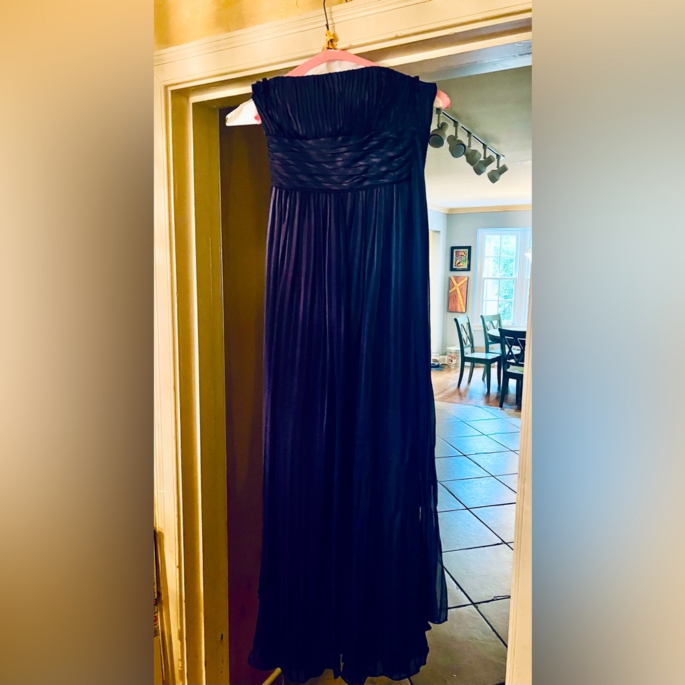BCBG Midnight Blue Evening Gown